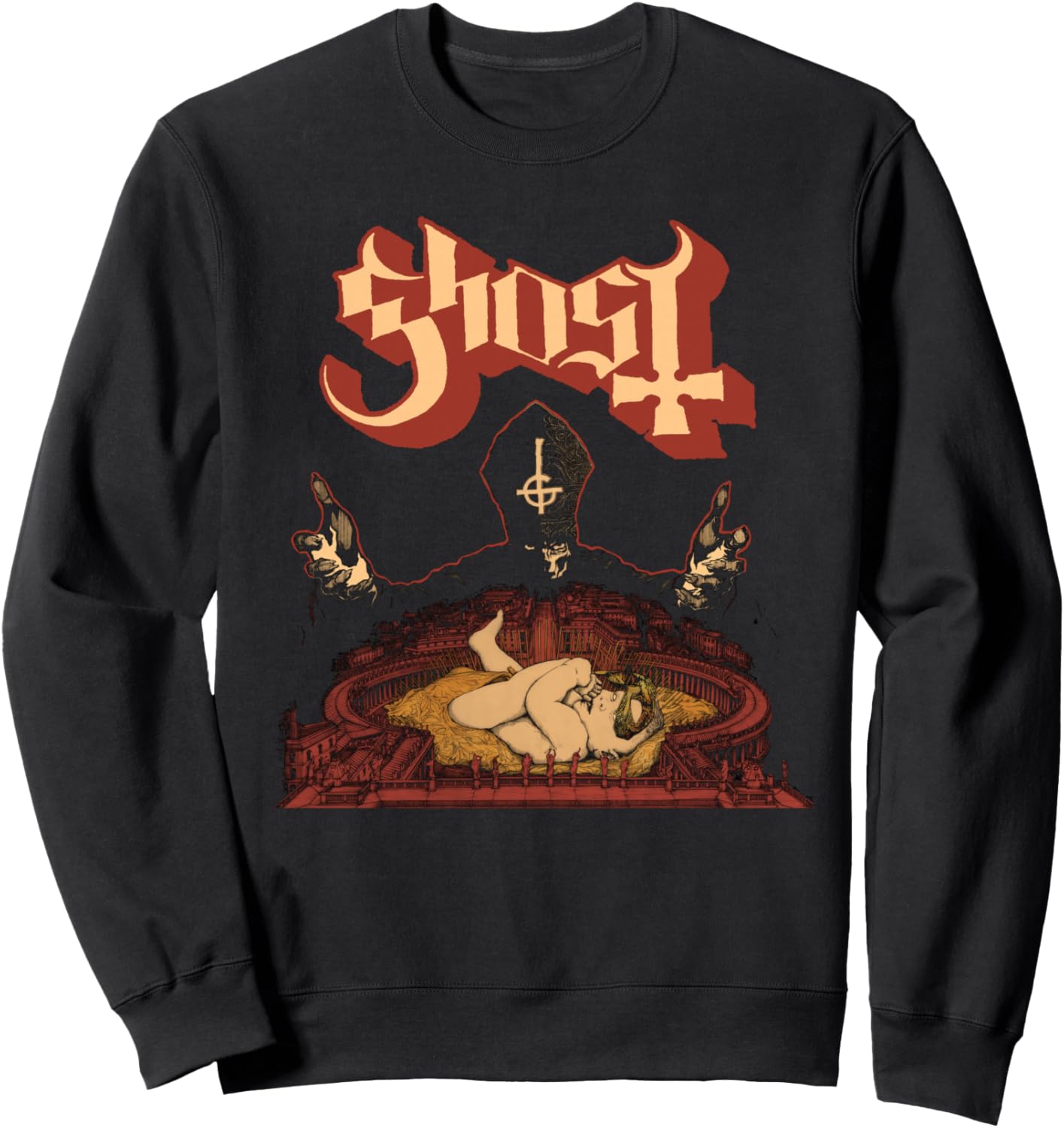 

Толстовка Ghost - Infestissumam Tour, черная, Черный, Толстовка Ghost - Infestissumam Tour, черная