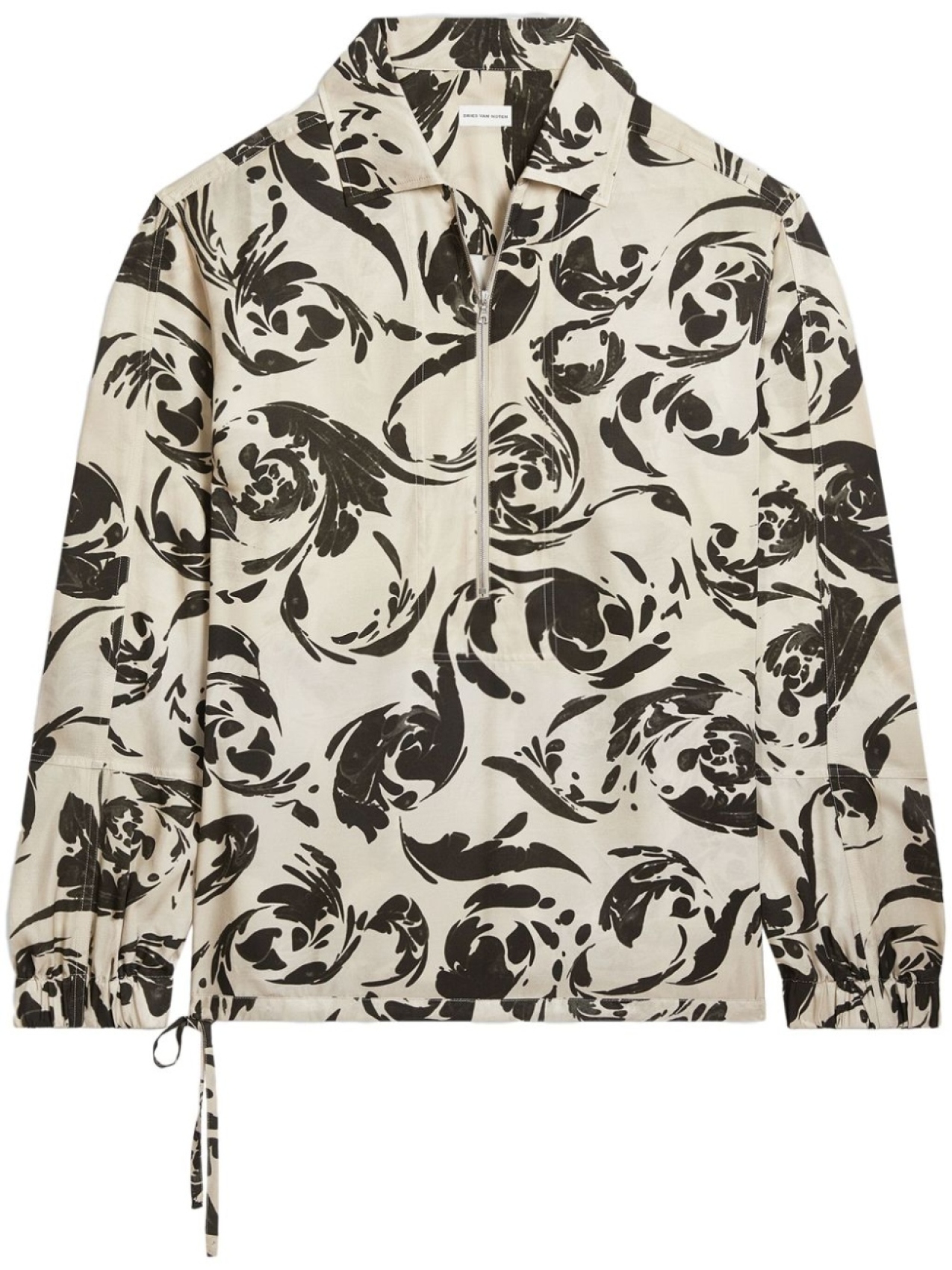 

DRIES VAN NOTEN рубашка с графичным принтом, черный