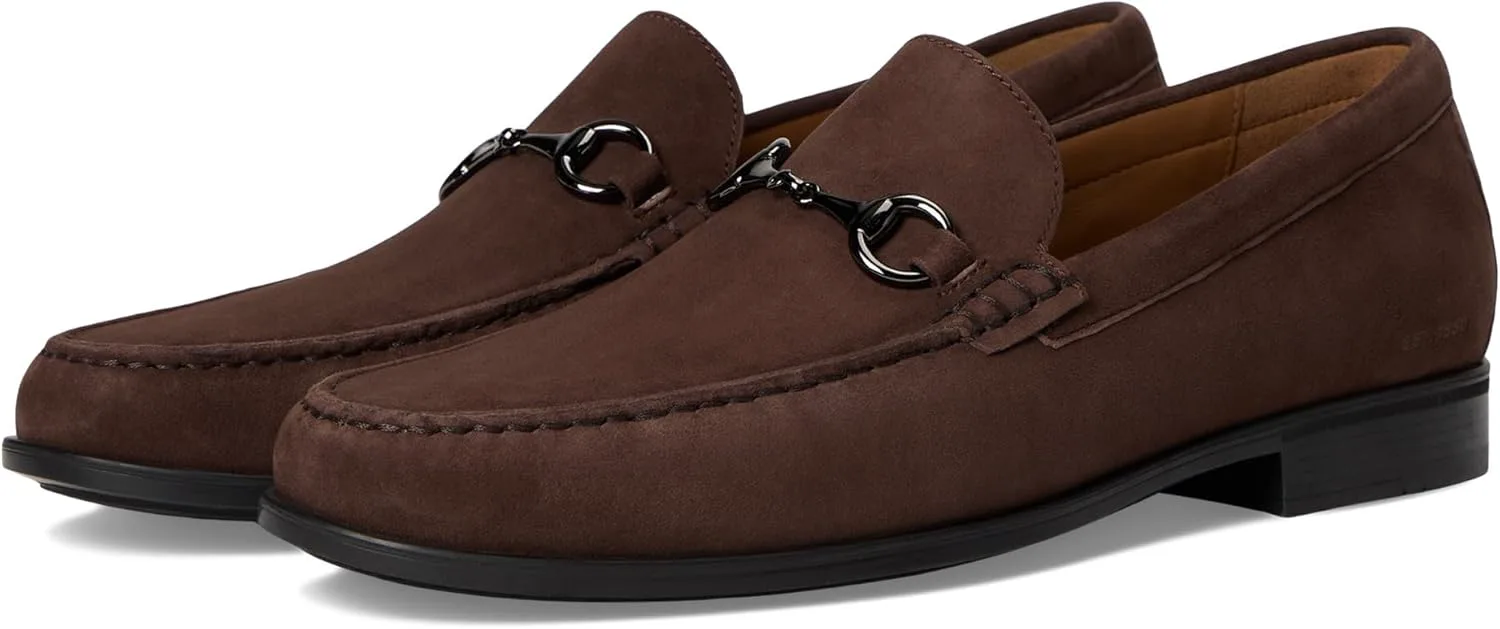 Мужские туфли Johnston & Murphy Harrison Bit Slip On, темно-коричневый