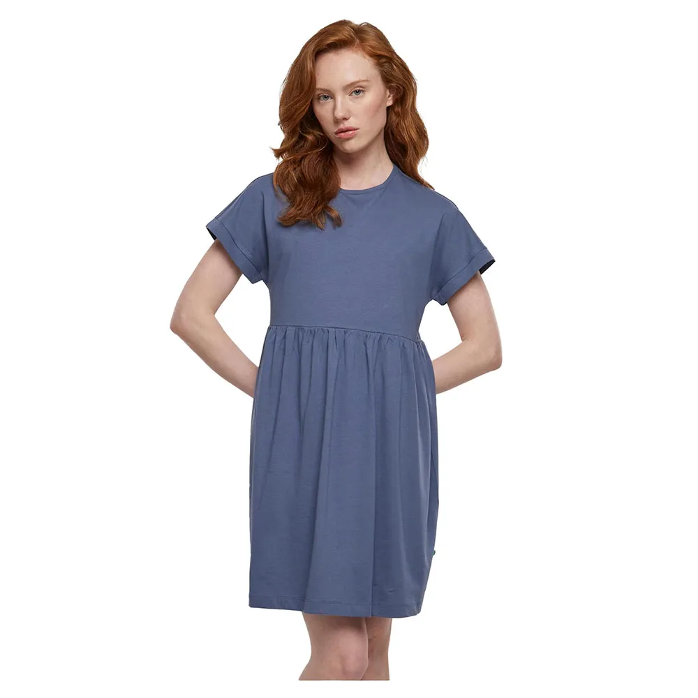 

Платье Urban Classics Organic Empire Valance short sleeve short, синий