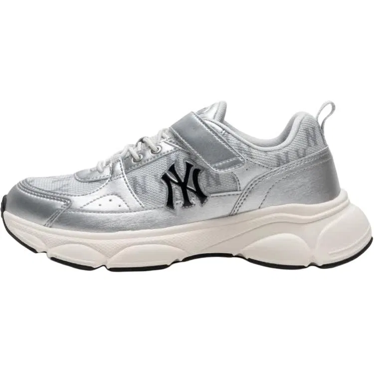 Кроссовки детские MLB Chunky Runner Fastball серебристые