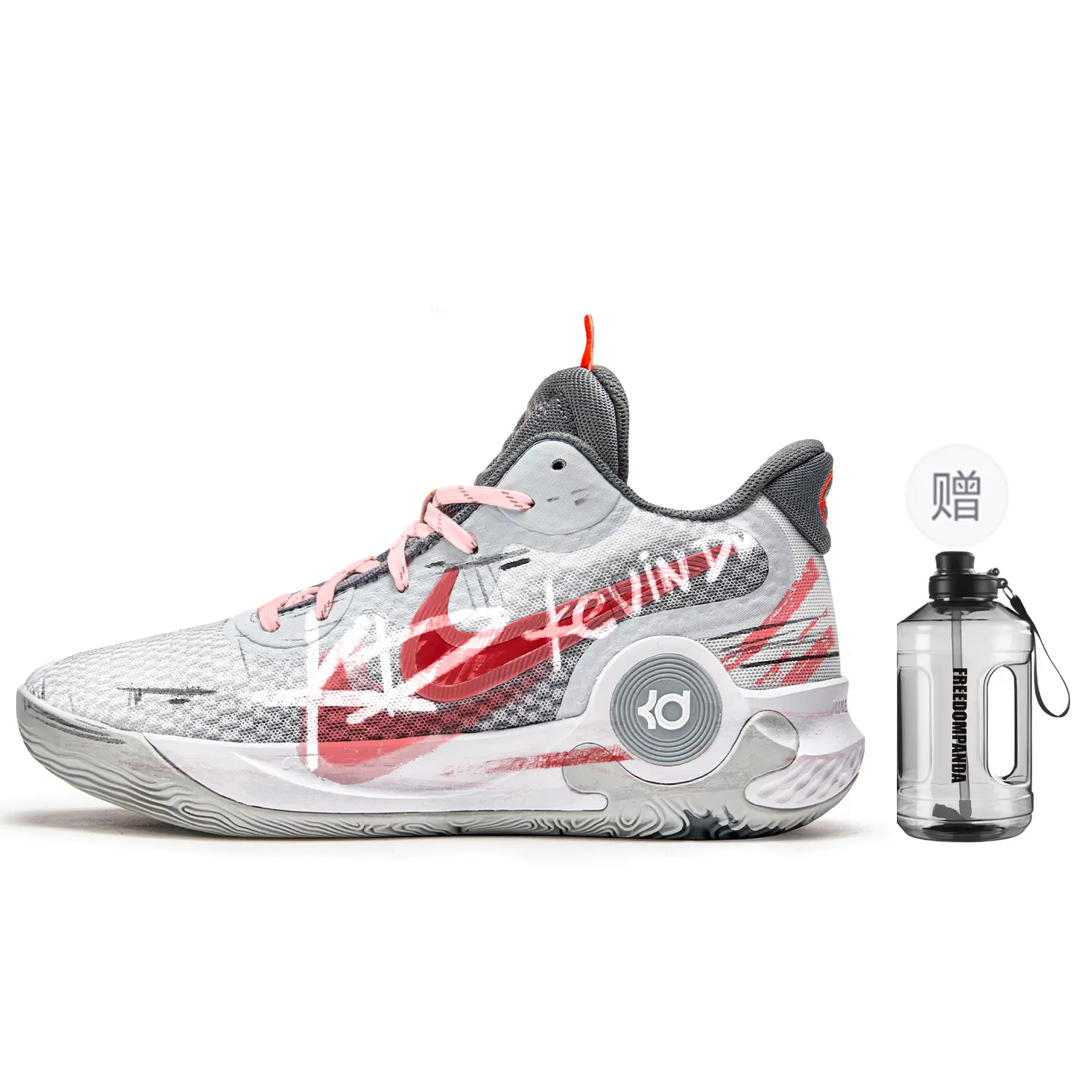 

Баскетбольные кроссовки KD Trey 5 Basketball Shoes Unisex Mid-Top Gray/Red Nike