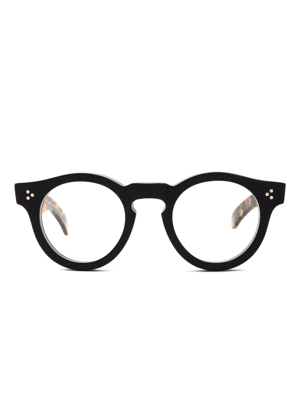 

Очки в круглой оправе черепаховой расцветки Kador, черный