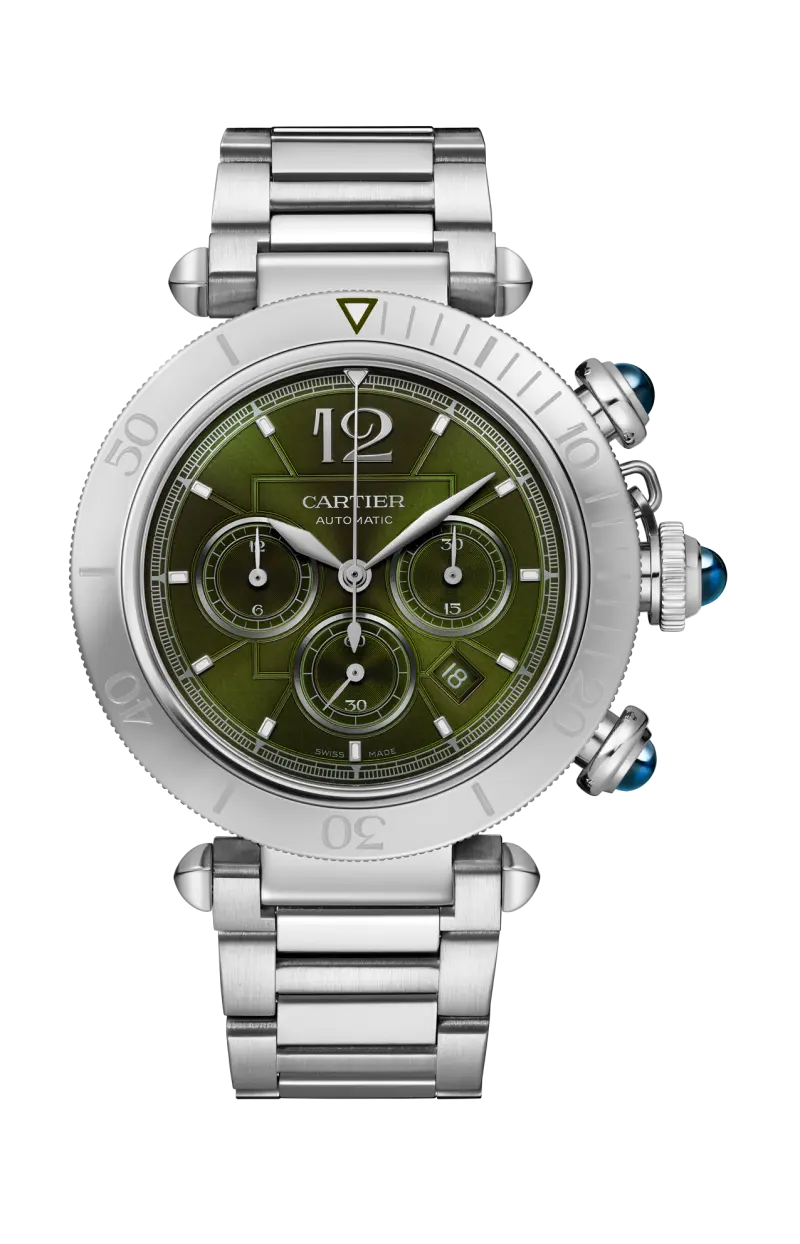 

Pasha de cartier, 41 мм, сталь, автоматические, wspa0046 CARTIER