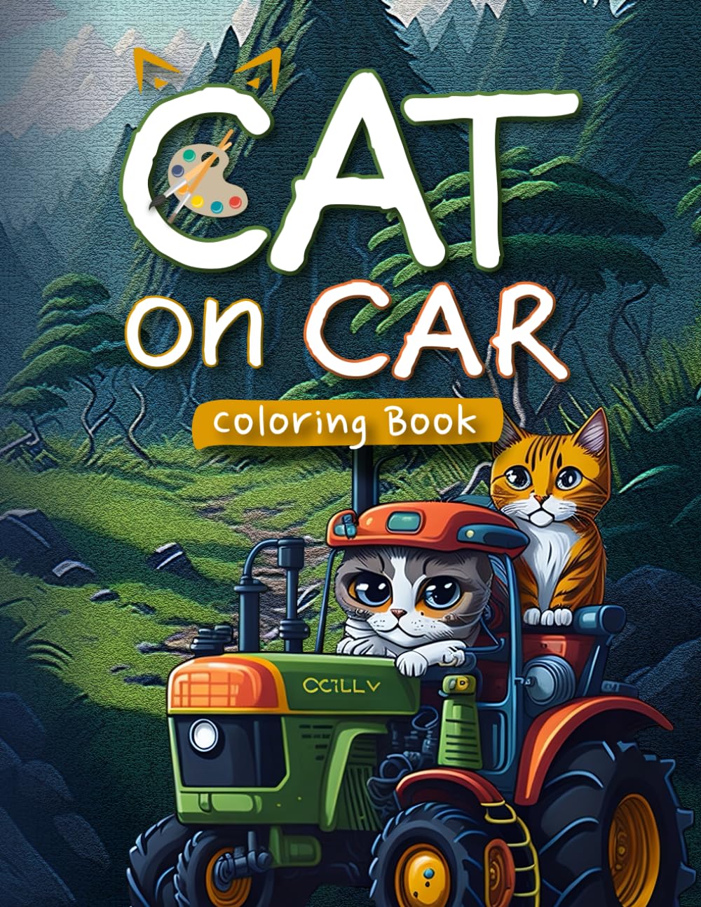 

Cats on Car Coloring Book: 30 Playful Designs of Cats on Car Relaxing Activity for Stress Relief and Fun for All Ages (Independently published)
