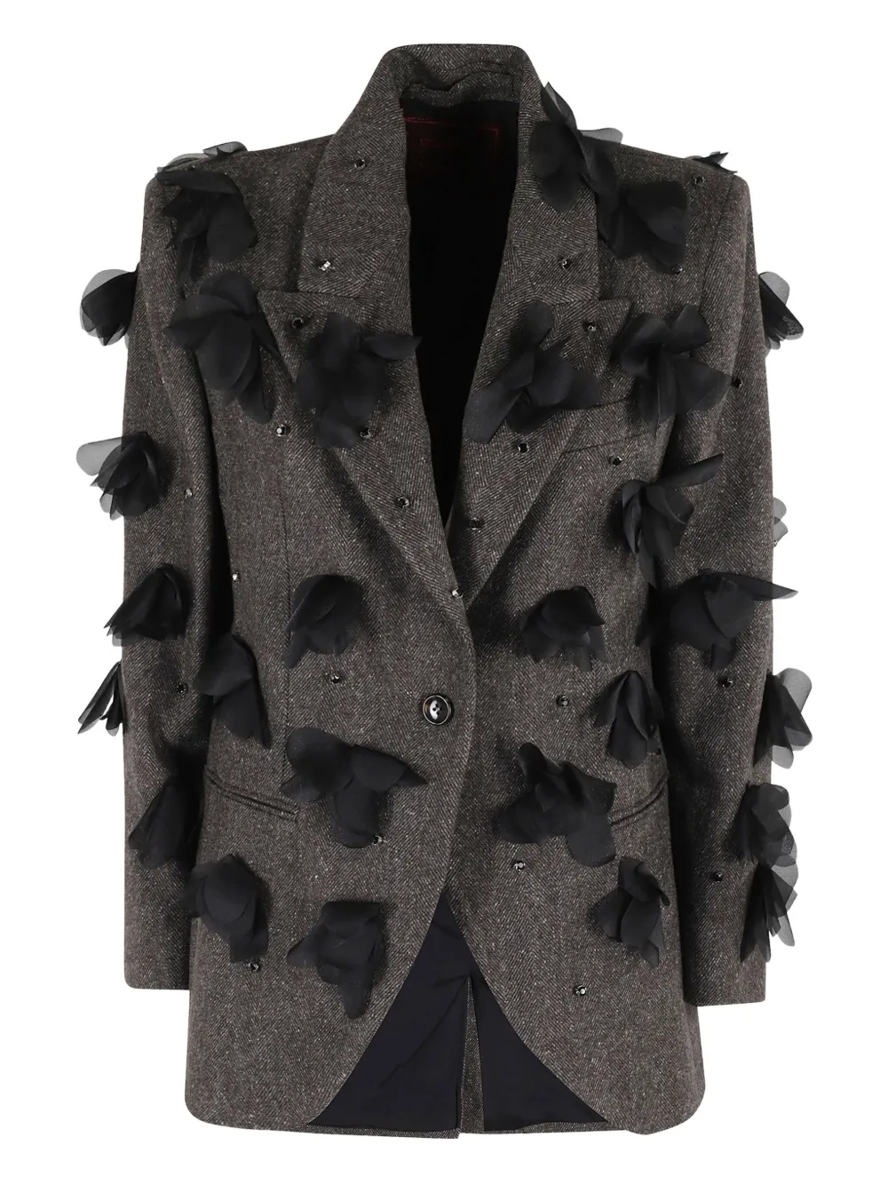 

Куртка с цветочными аппликациями Marella, коричневый