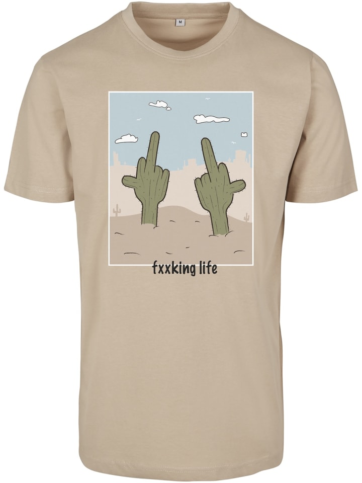 

Футболка Mister Tee, бежевый