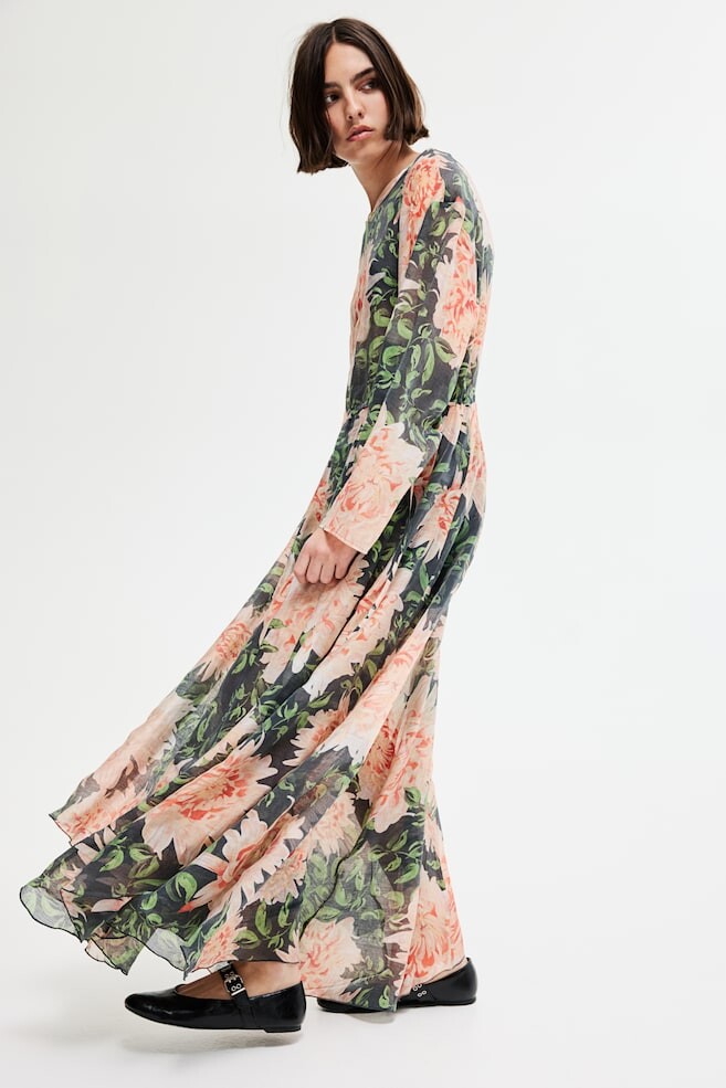 

Платье с завязками H&M, мультиколор