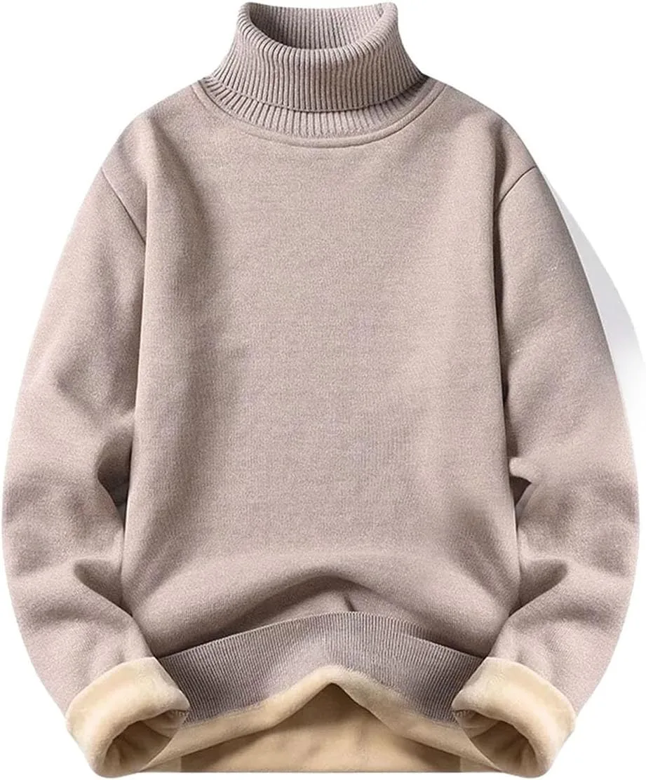 

Мужской воротник-стойка вязаный пуловер из мягкой шерсти