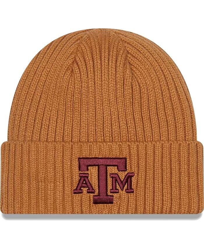 

Мужская светло-коричневая техасская шапка A&M Aggies Core Classic с манжетами New Era