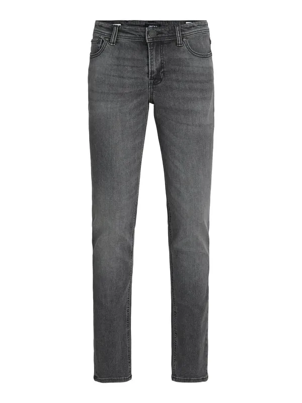 Джинсы прямого кроя jjiglenn jjoriginal Jack & Jones Junior, Black Denim — фото 4