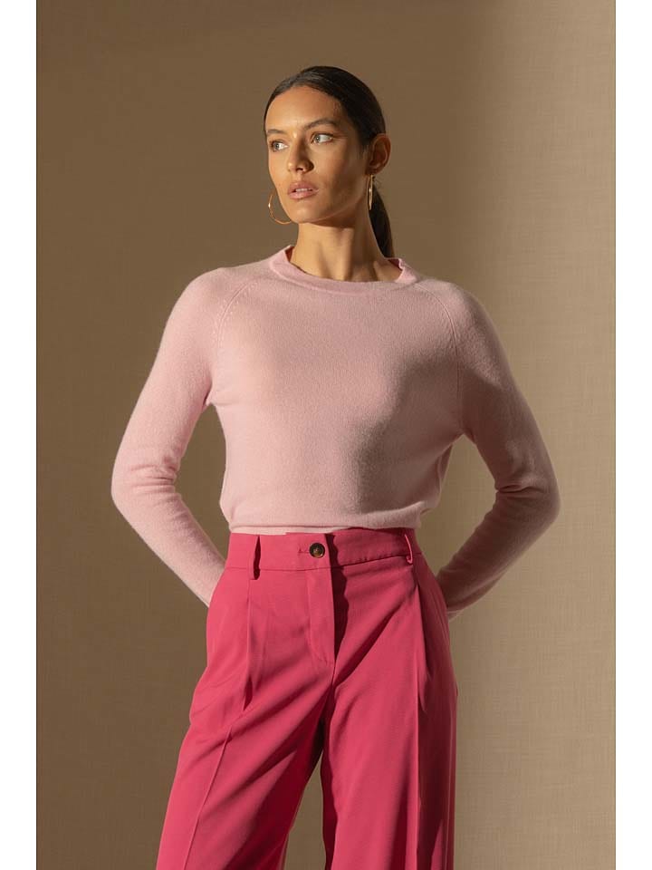 

Perfect Cashmere Кашемировый свитер "Уитни" светло-розового цвета