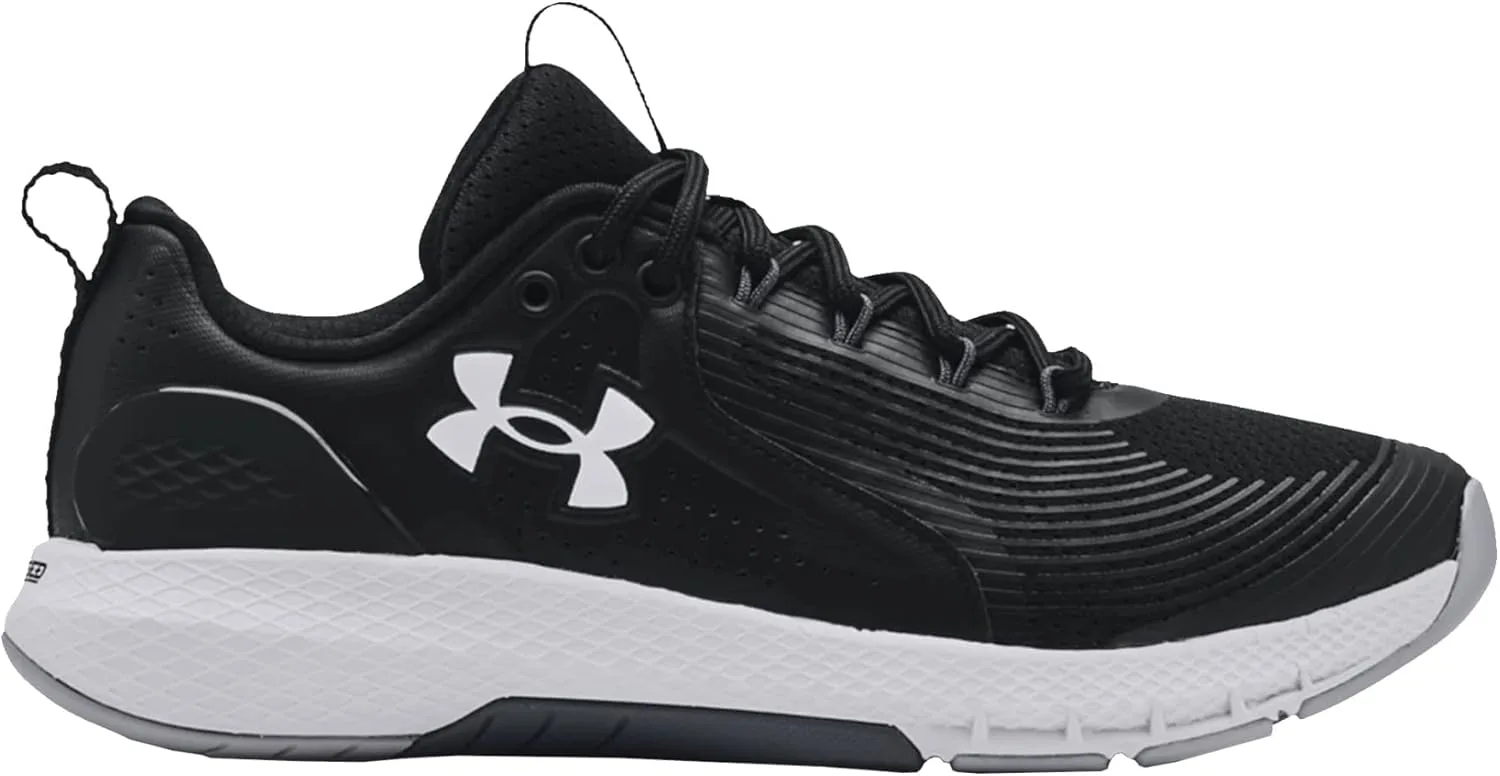 Мужские кроссовки Under Armor Charged Commit Tr 3 Cross Trainer Under Armour, белый/черный — фото 2