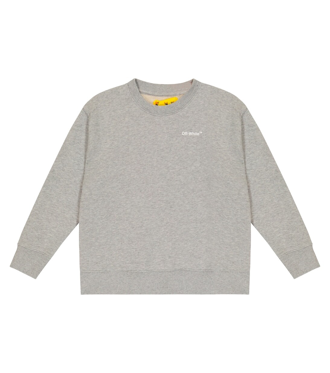 

Толстовка из хлопка с логотипом Off-White, белый