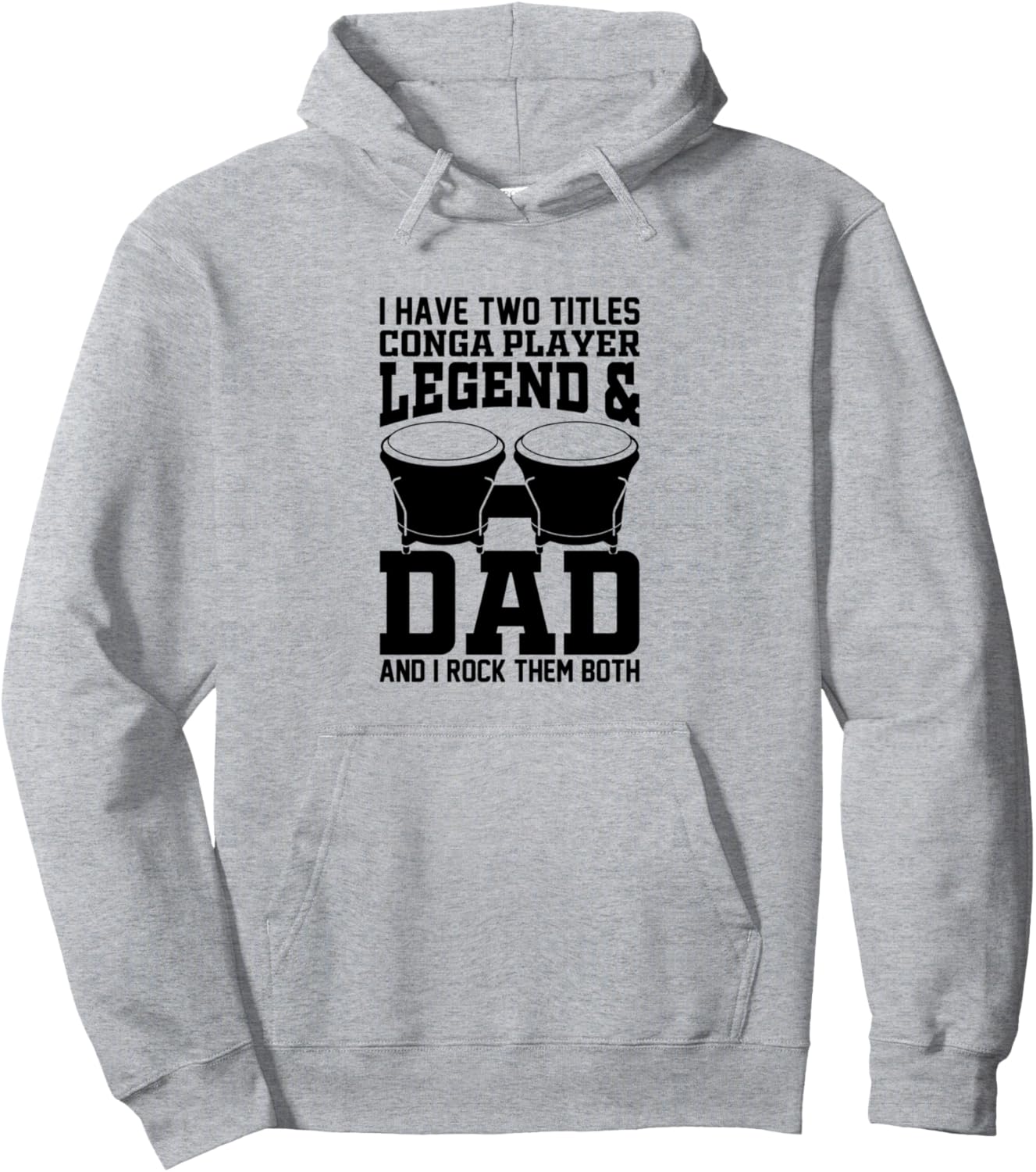 

Легендарный конга-игрок и отец. Инструмент конга. Худи с изображением конга-барабана Conga Player Dad Conga Drummer Family, серый