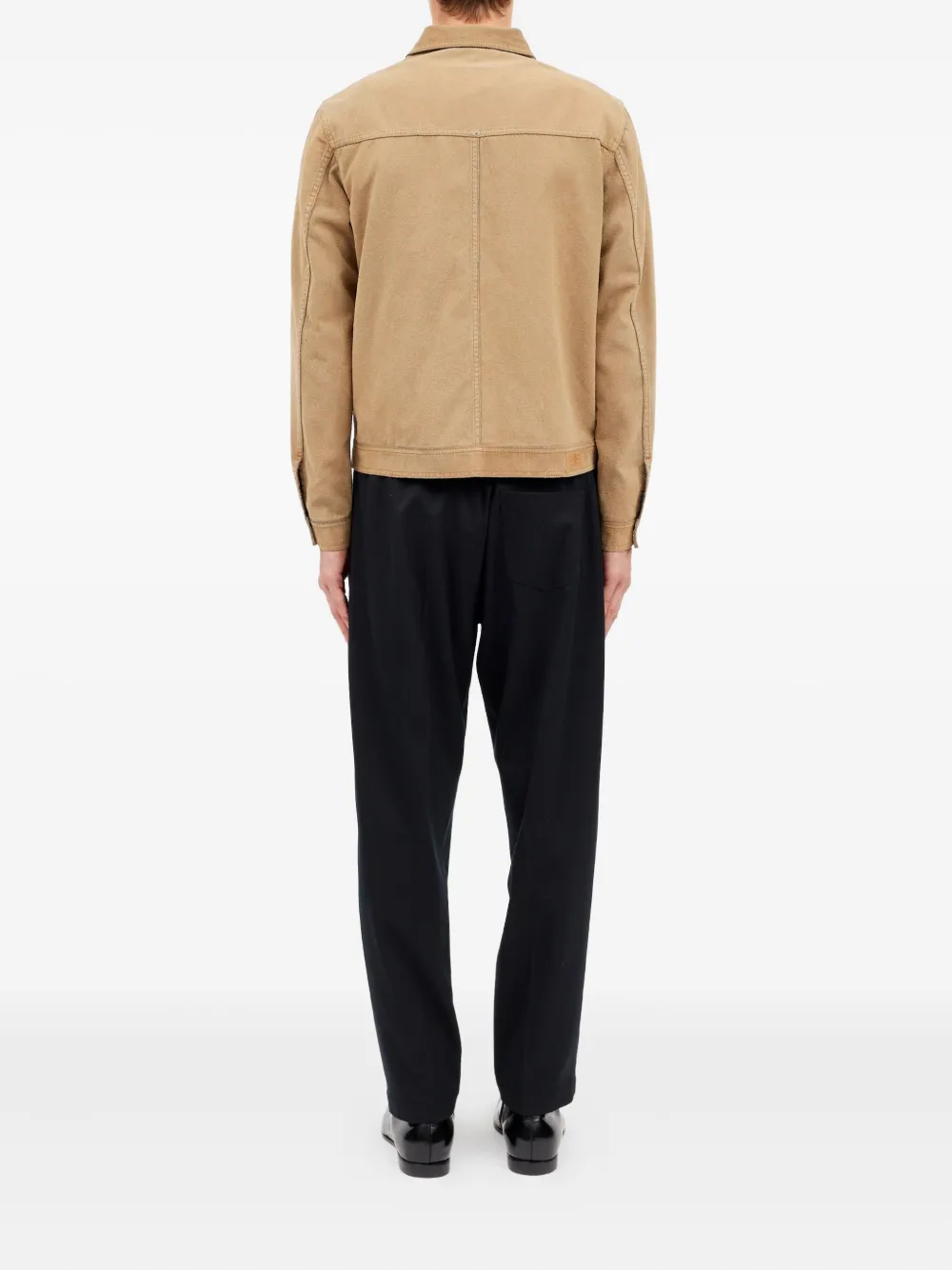 Куртка-рубашка с накладными карманами Mm6 Maison Margiela, бежевый — фото 4