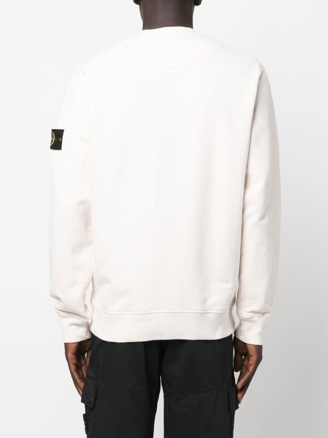 Stone Island толстовка с нашивкой Compass, нейтральный цвет — фото 4