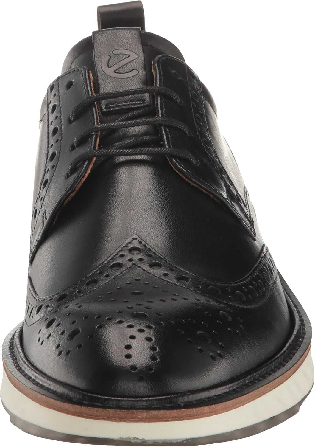 Мужские оксфорды Ecco St1 Hybrid Brogue, белый/черный — фото 2
