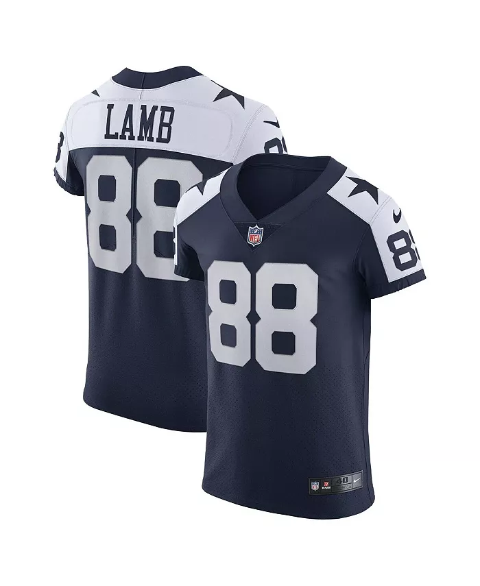 

Мужская альтернативная элитная джерси Dallas Cowboys Vapor с именем CeeDee Lamb Nike, синий