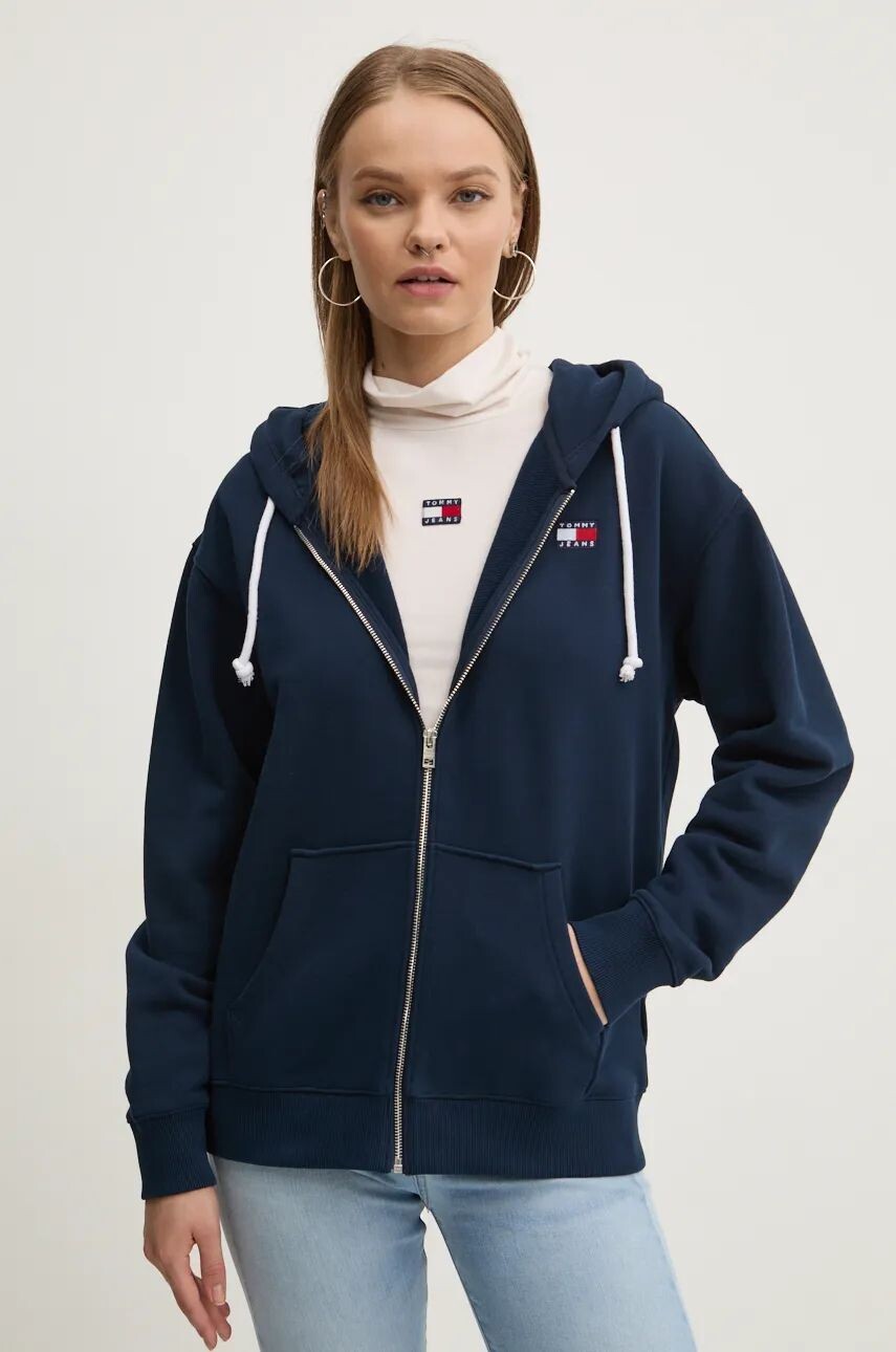 

Хлопковая толстовка Tommy Jeans, темно-синий