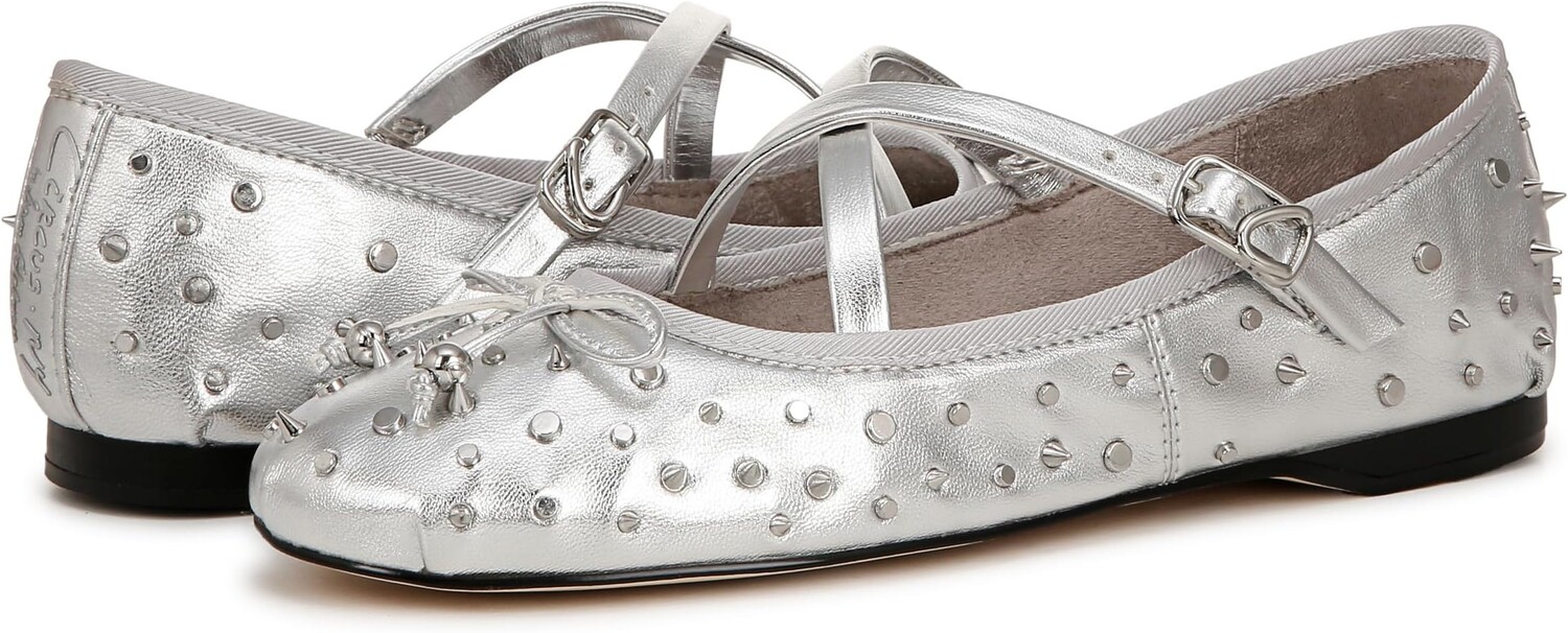 

Туфли на плоской подошве Circus NY by Sam Edelman Zuri Stud, цвет Soft Silver