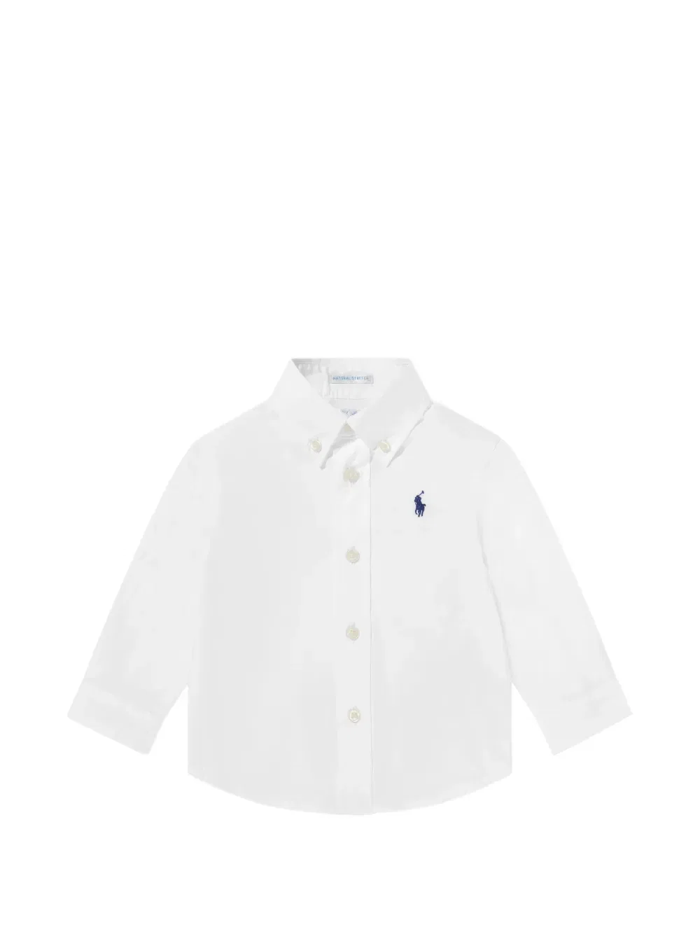 Рубашка с вышитым логотипом Polo Ralph Lauren Kids, белый