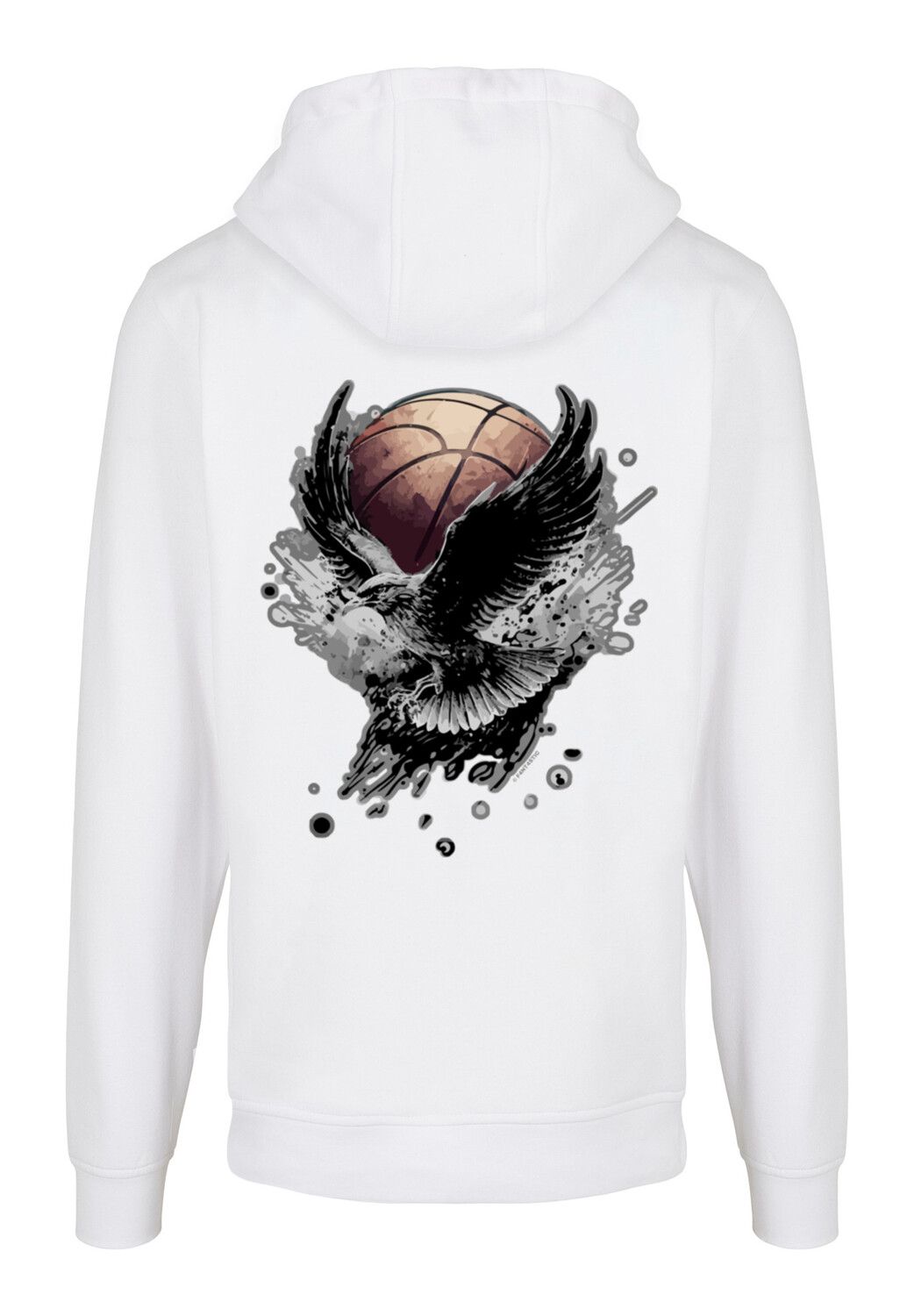 

Пуловер F4NT4STIC Basic Hoodie Basketball Adler, белый