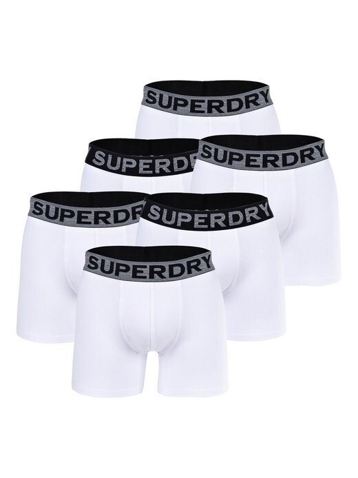 

Шорты-Боксеры, упаковка из 6 шт. Superdry, белый