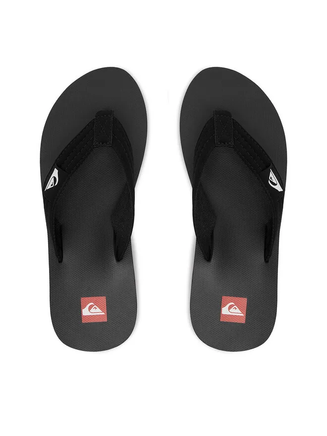 Quiksilver Черные шлепанцы EO-DUNE CQ10036MB