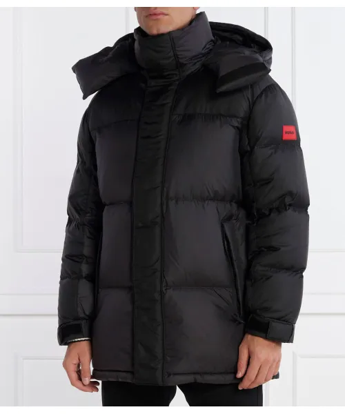 

Пуховик Melmus Regular fit Hugo, черный