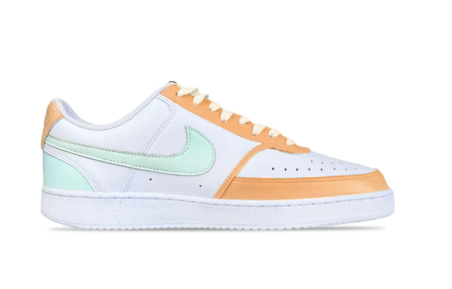 

Кроссовки Nike Court Vision 1 Skateboarding Shoes Men Low-top Orange Green, белый