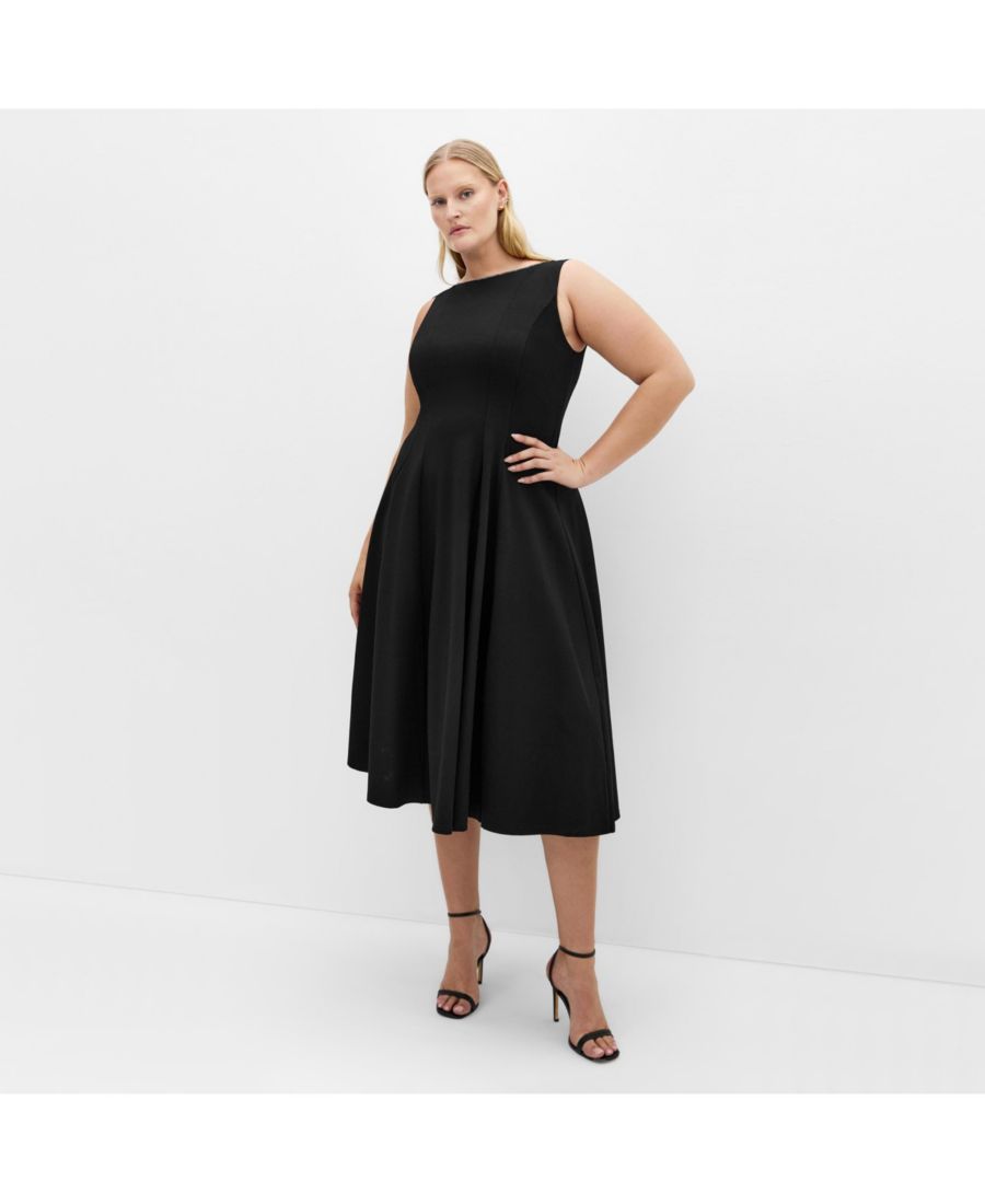 

Платье-миди Mary Skater больших размеров CITY CHIC, Black