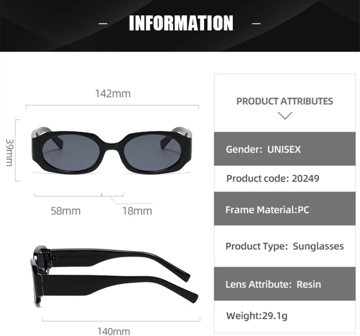 

Небольшие популярные модные солнцезащитные очки для женщин, в стиле ретро, ​​для мужчин, с градиентным покрытием и защитой от УФ-излучения UV400 TVTBBVV, Beige Black