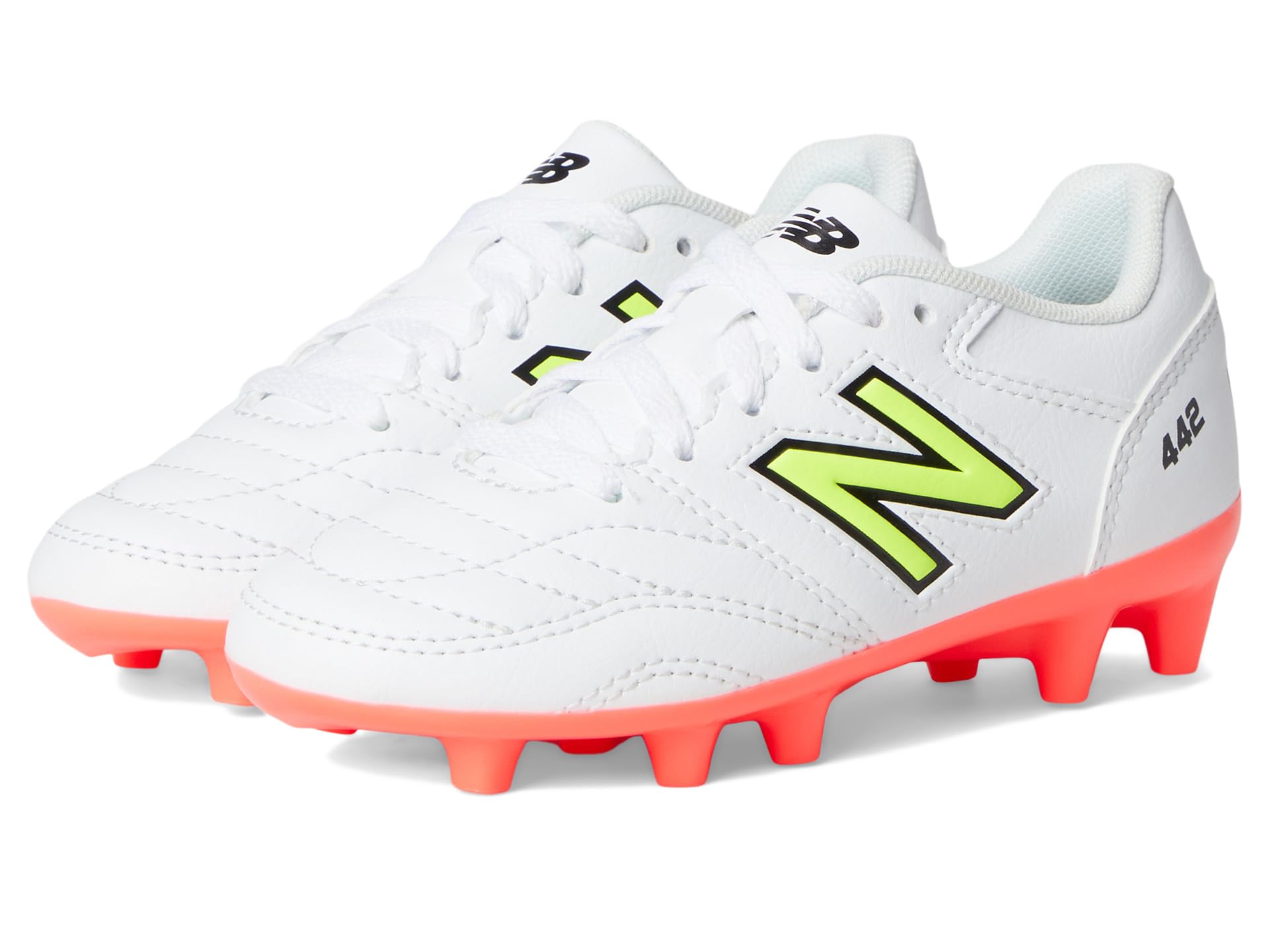 

Кроссовки New Balance Kids 442 V2 Academy FG, цвет White/Energy Red/Hi-Lite