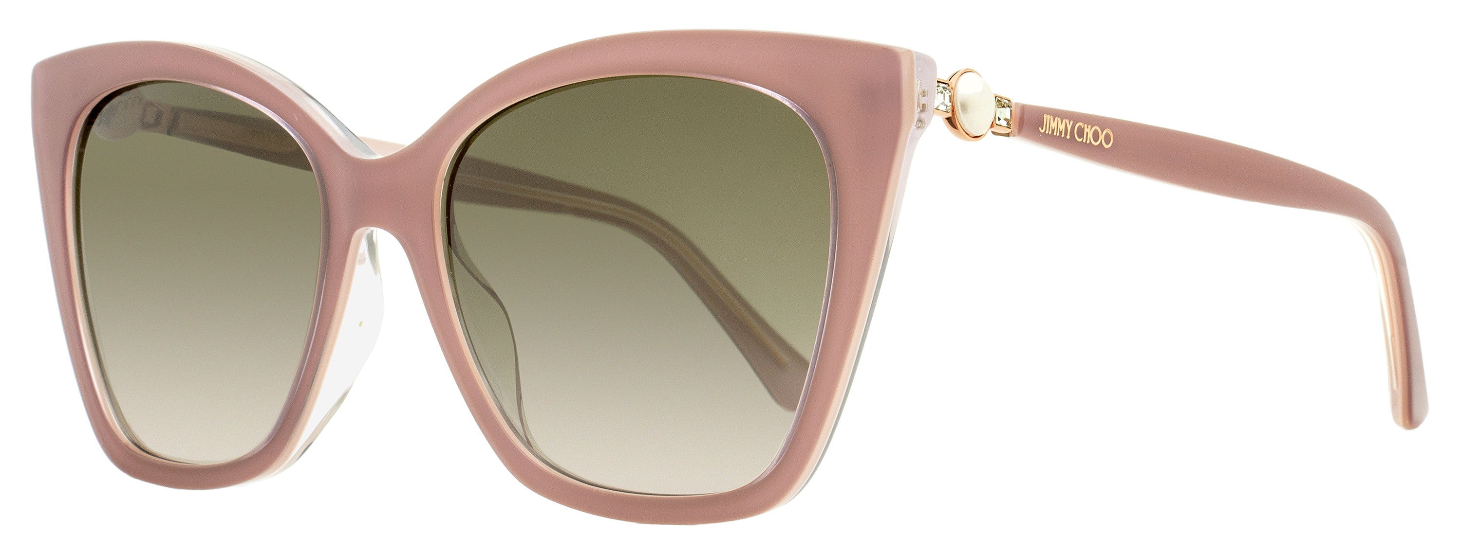 

Солнцезащитные очки женские Jimmy Choo «кошачий глаз» Rua /G Y9AHA Nude 56 мм
