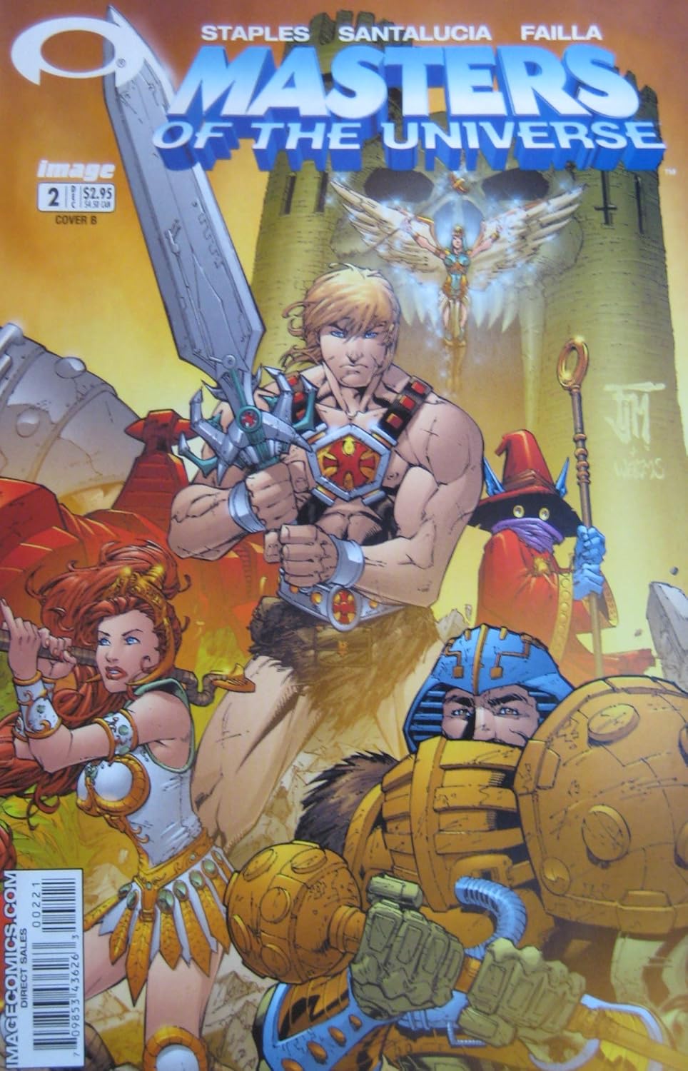 

MASTERS OF THE UNIVERSE Issue 2 (Cover B), January 2002 (Volume I) (Image Comics, Inc)