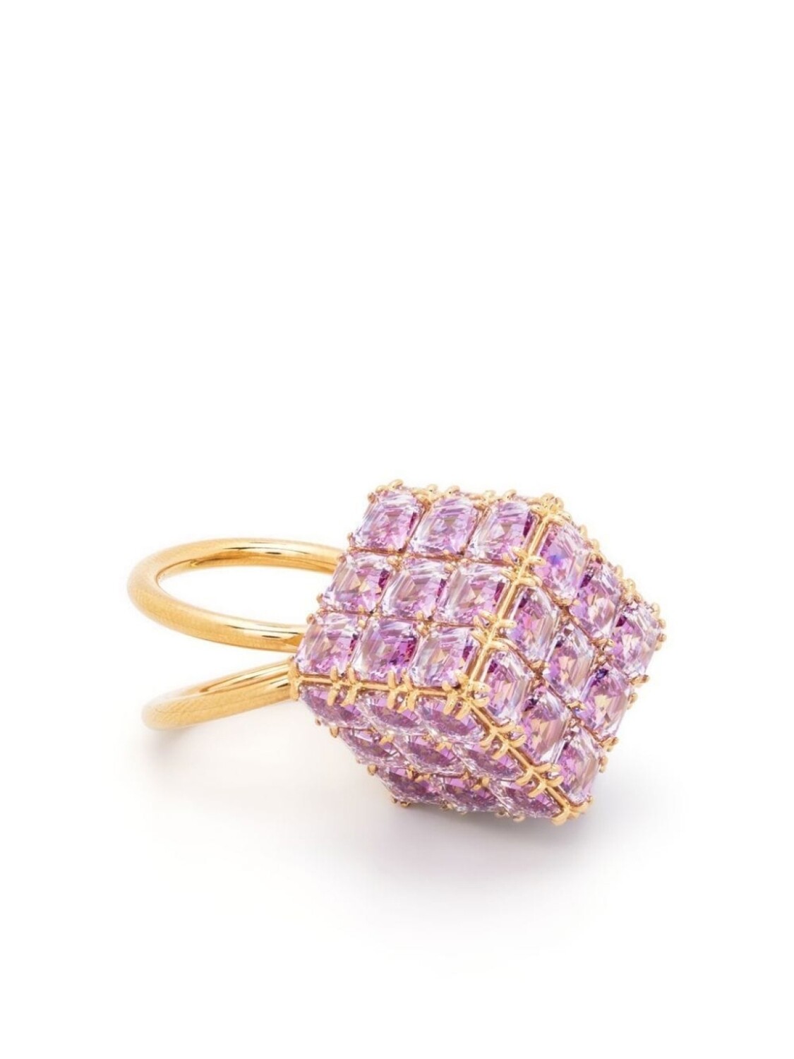 

Кольцо Curiosa Swarovski, фиолетовый