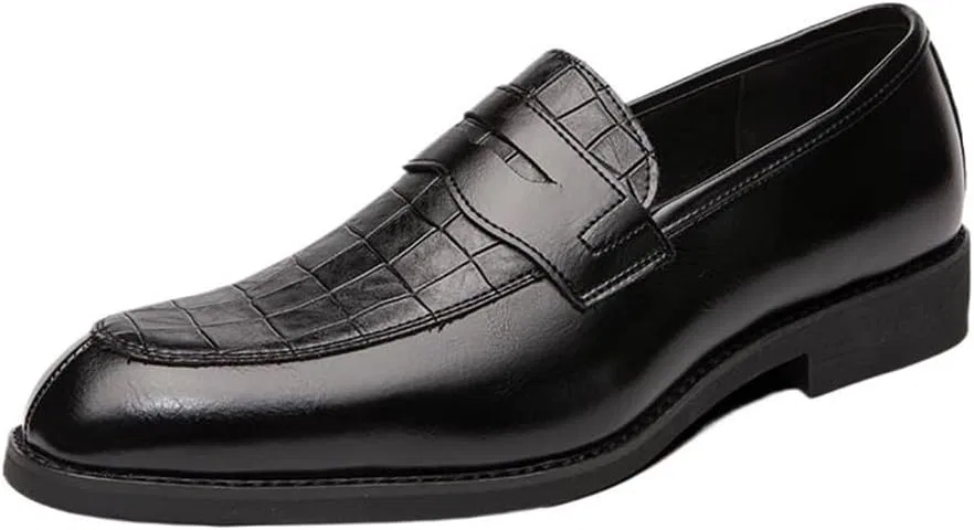 Лоферы мужские кожаные, Vintage, без бренда, Black UOPYNE