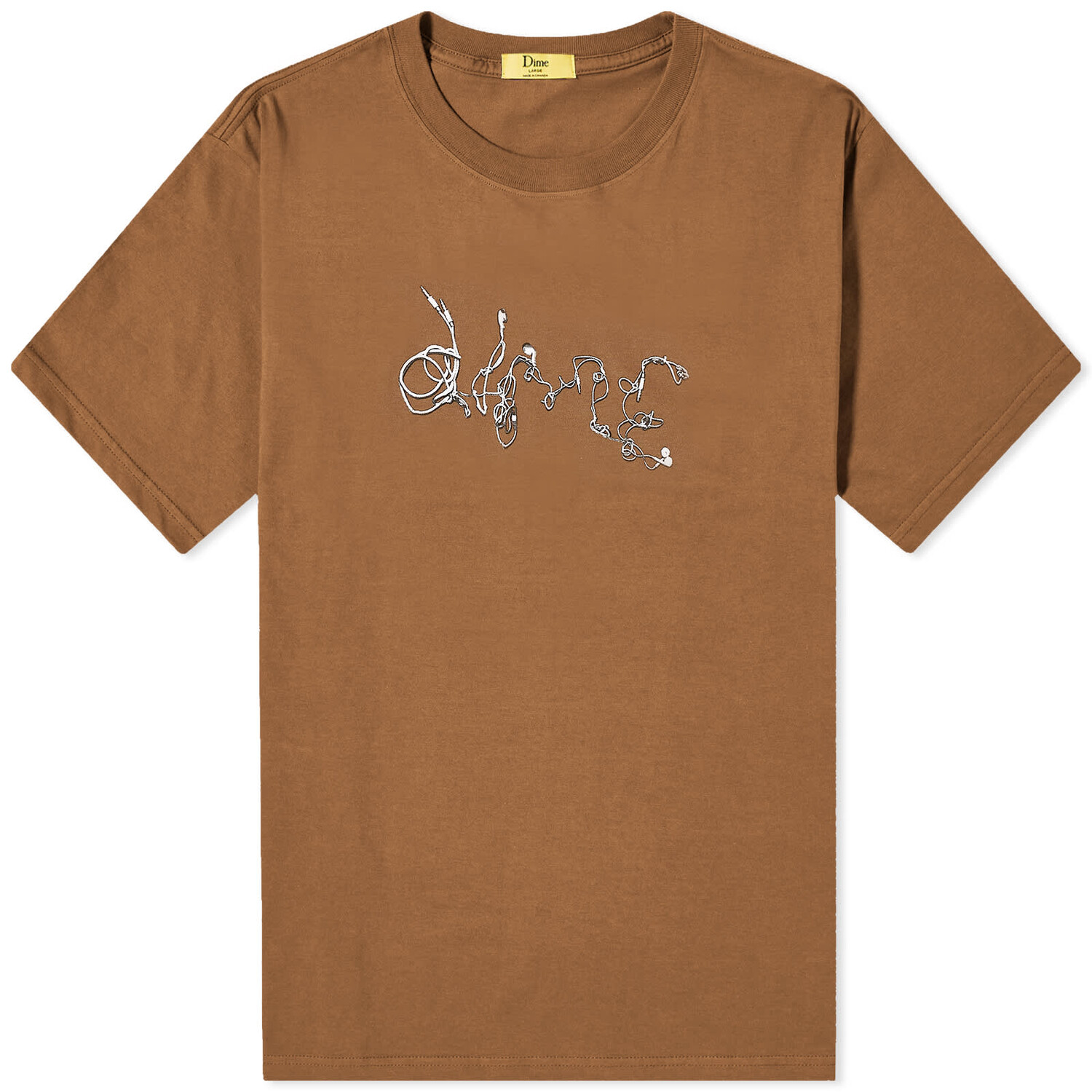 

Футболка Dime Tangle, коричневый