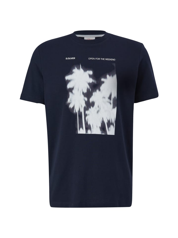 

s.Oliver Футболка цвета 59D1_navy, Синий, s.Oliver Футболка цвета 59D1_navy