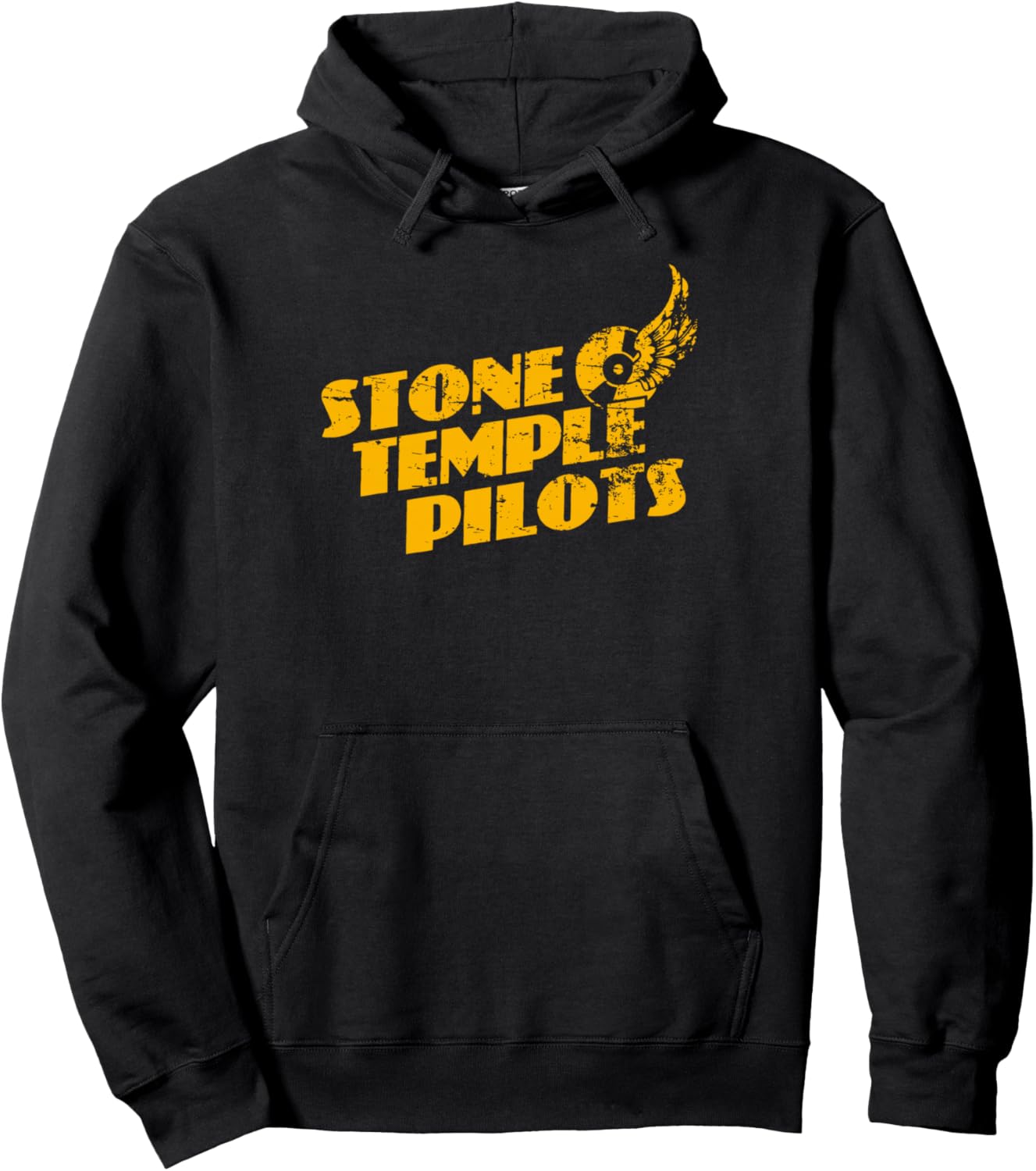 

Худи Stone Temple Pilots с логотипом Tire Wings Stone Temple Pilots Official, черный