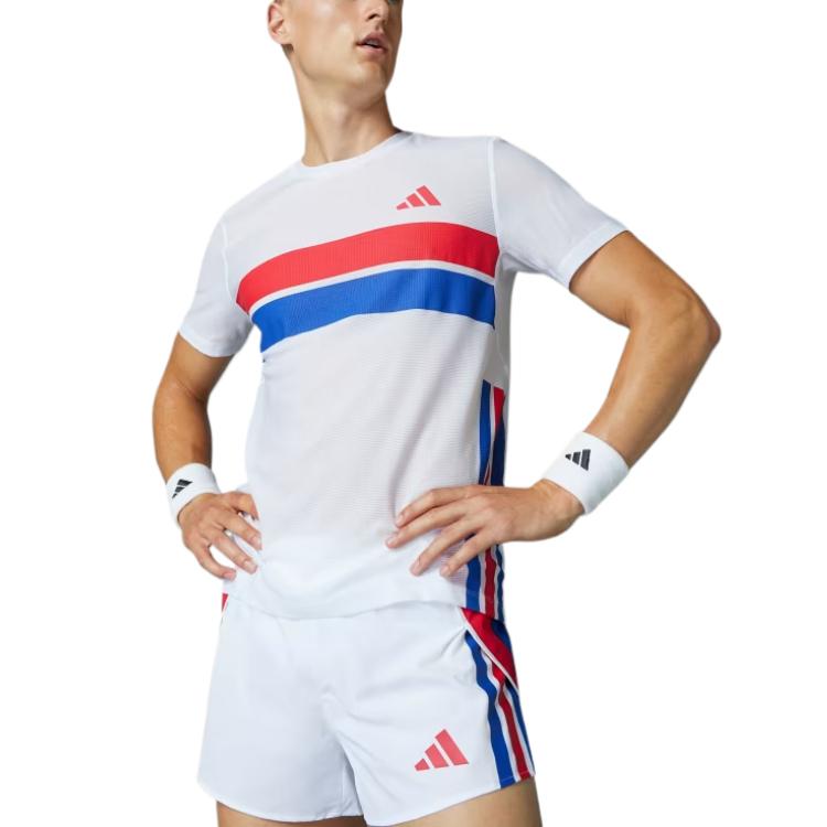 Шорты Free Shipping With AdiClub Adizero Retro Running Shorts Adidas, белый — фото 4