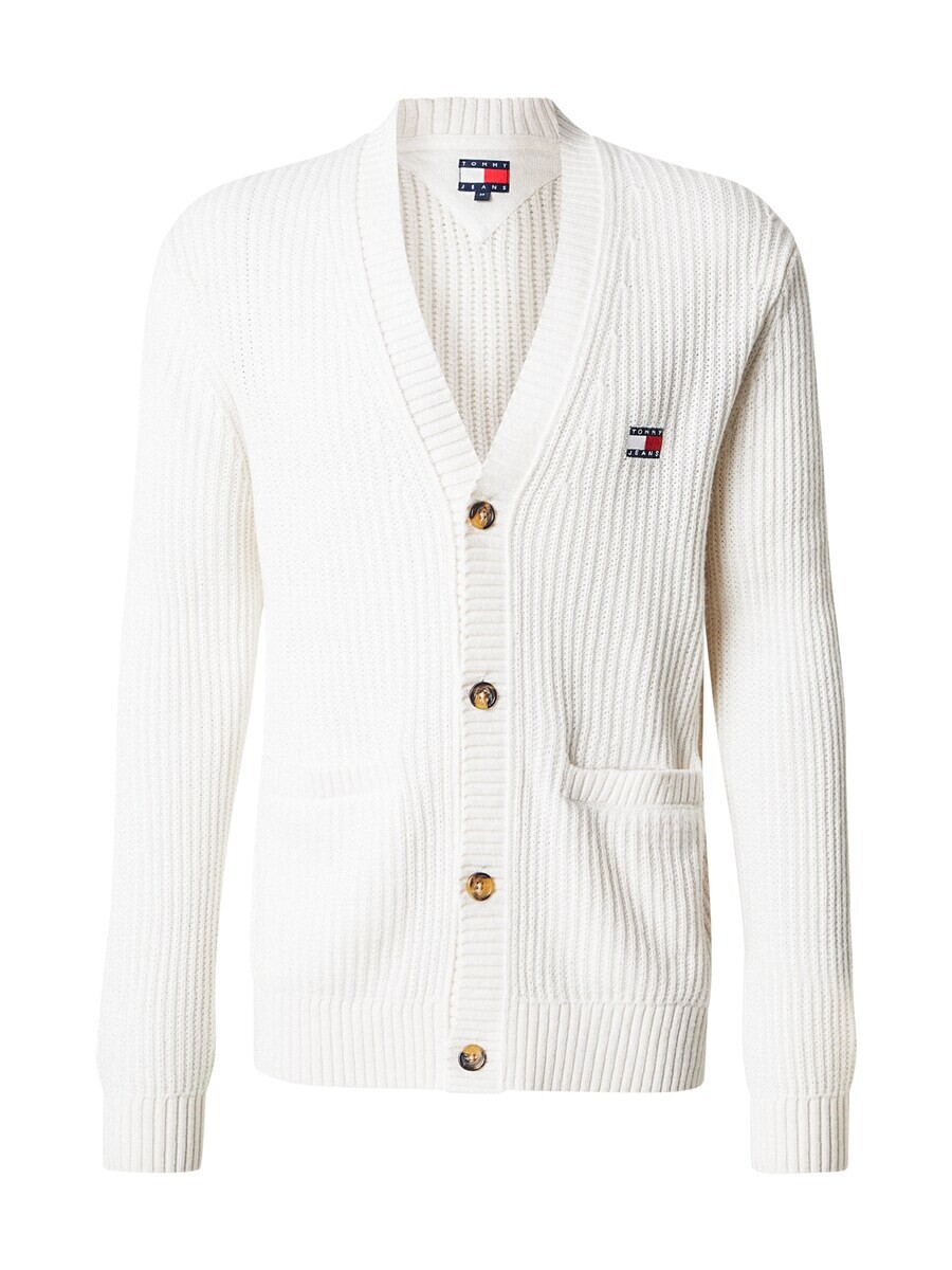 

Вязаный кардиган Tommy Jeans Knit Cardigan, белый