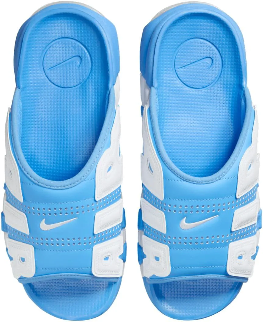 Мужские слайдеры Nike Air More Uptempo, сине-белый — фото 4