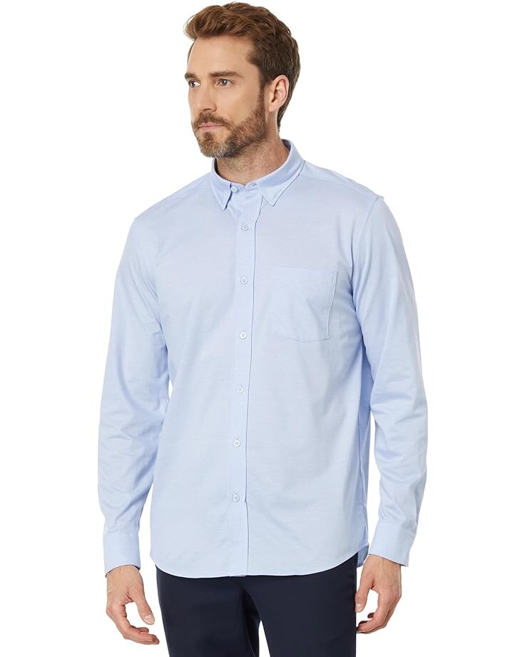 

Рубашка Johnston & Murphy XC Flex Stretch Shirt, синий