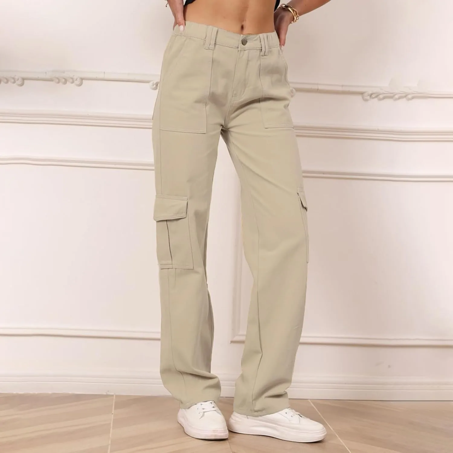 

Женские джинсы карго свободного кроя Casual Streetwear