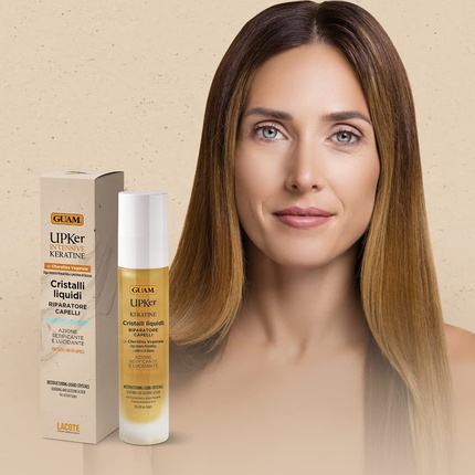 Upker Intensive Keratin Hair Restore Жидкие кристаллы против завитков Guam — фото 3