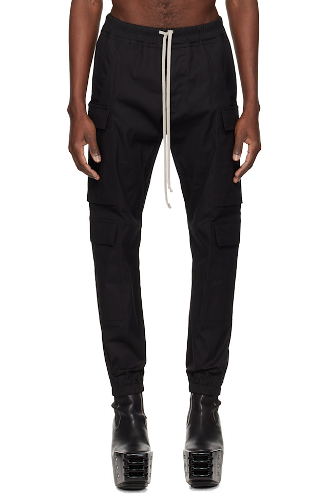 

Брюки мегакарго «Храмовый мастодонт» Rick Owens, черный