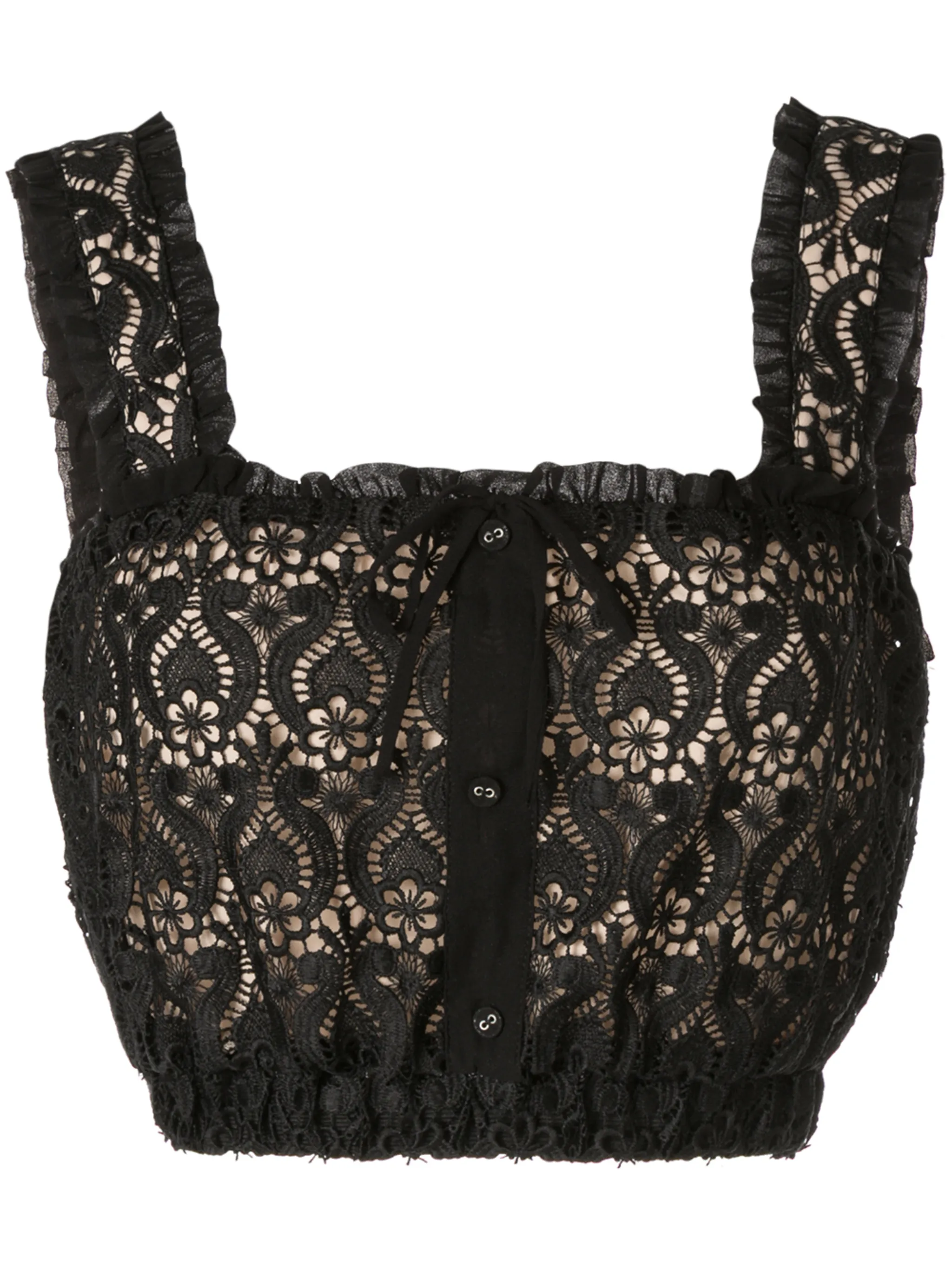 

Укороченный топ Romily с кружевом We Are Kindred, черный