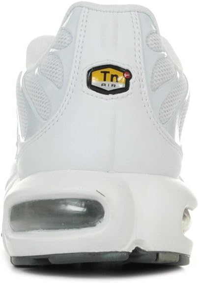 Кроссовки Nike Air Max Plus, мужские спортивные кроссовки, белый/черный/серый — фото 3